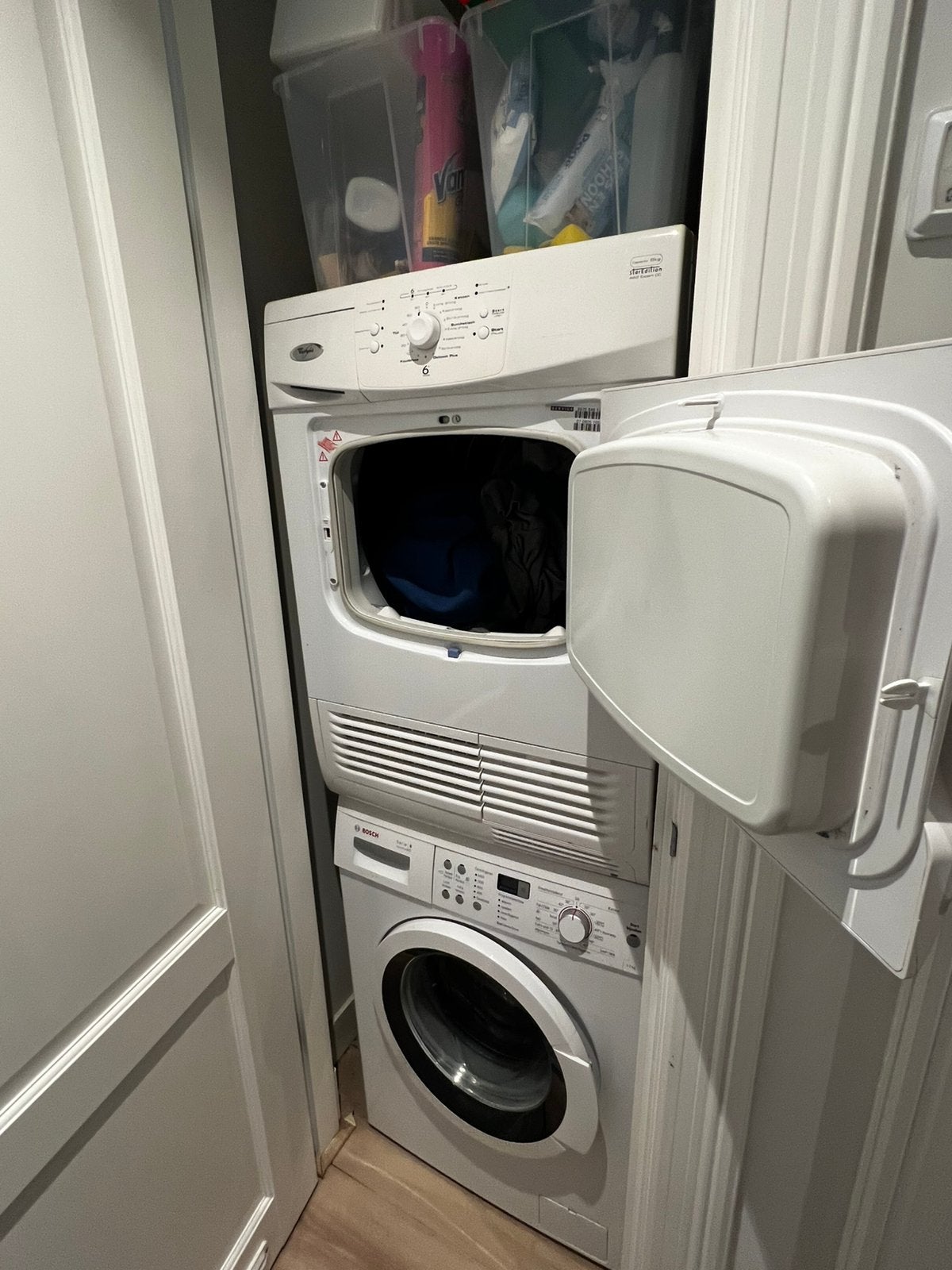 Whirpool Clothes Dryer, Ophalen, 8 tot 10 kg, Zo goed als nieuw, Voorlader
