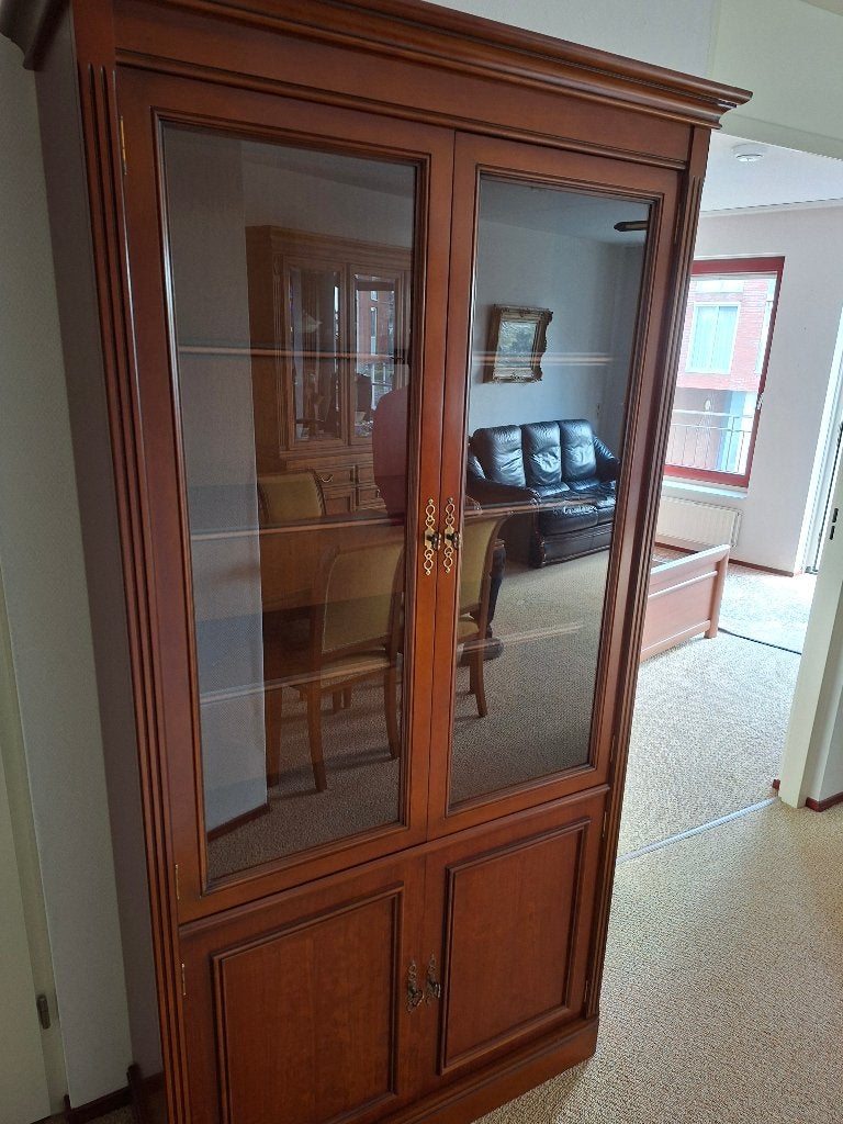 Wandmeubel, Ophalen, Zo goed als nieuw, Minder dan 150 cm, Kersenhout