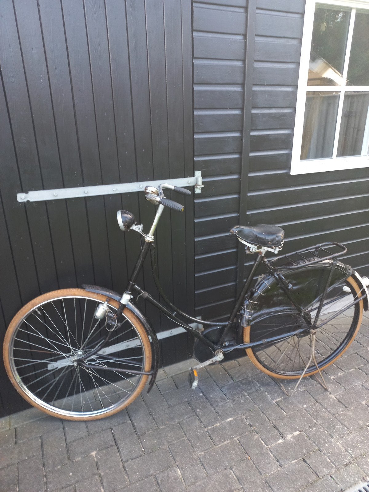 oma fiets. jaren 50. terugtraprem.fietst goed., 53 tot 56 cm, Ophalen, Gebruikt, Terugtraprem