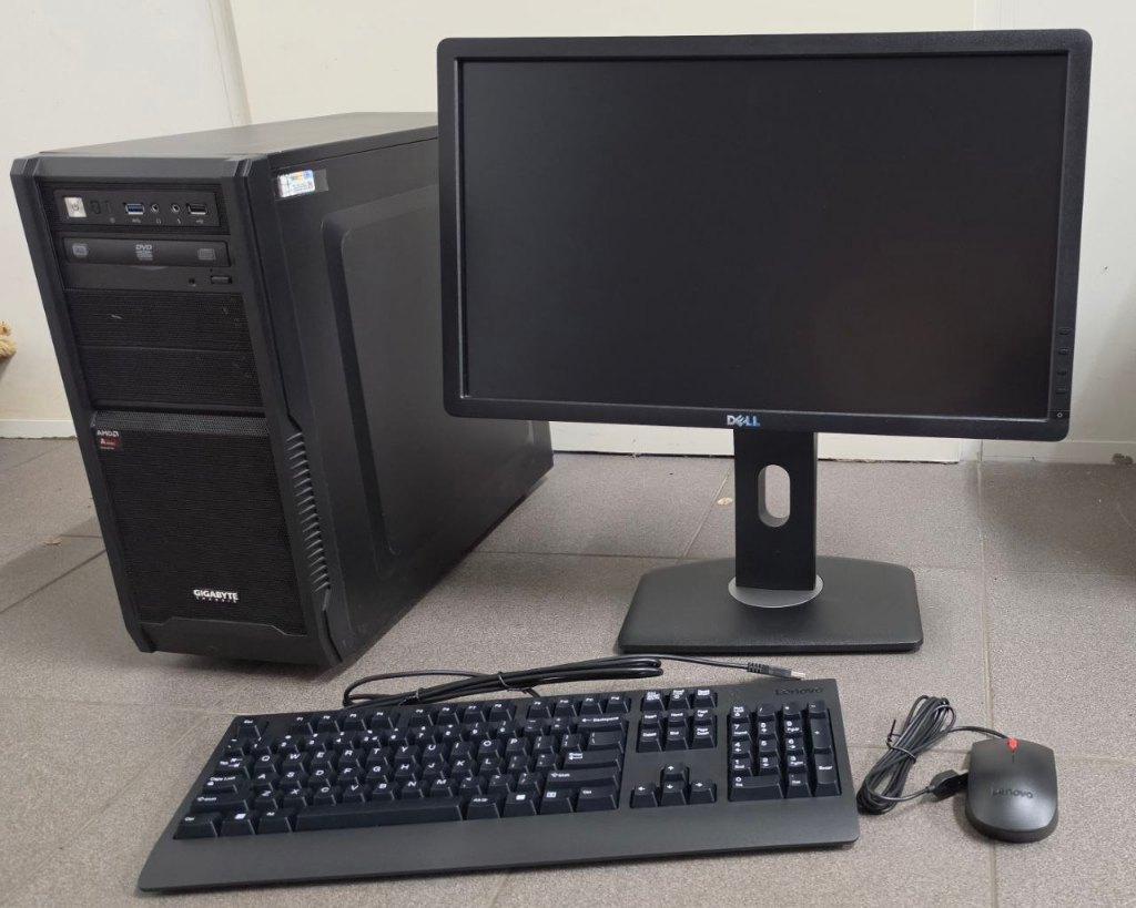 Instap game PC compleet met monitor, muis en toetsenbord, Computers en Software, Desktop Pc's, 750 GB, Gaming, HDD, 3 tot 4 Ghz