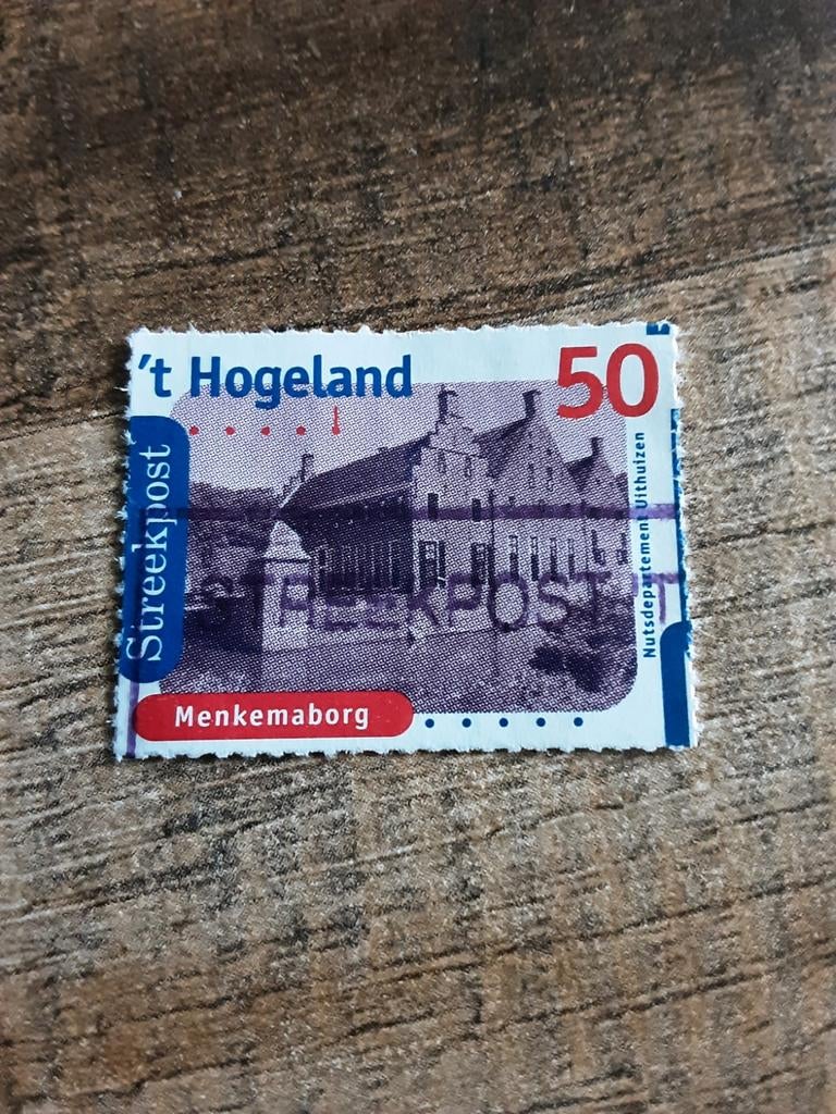 Streekpost Hogeland.  Menkemaborg Uithuizen ( gest), Ophalen of Verzenden