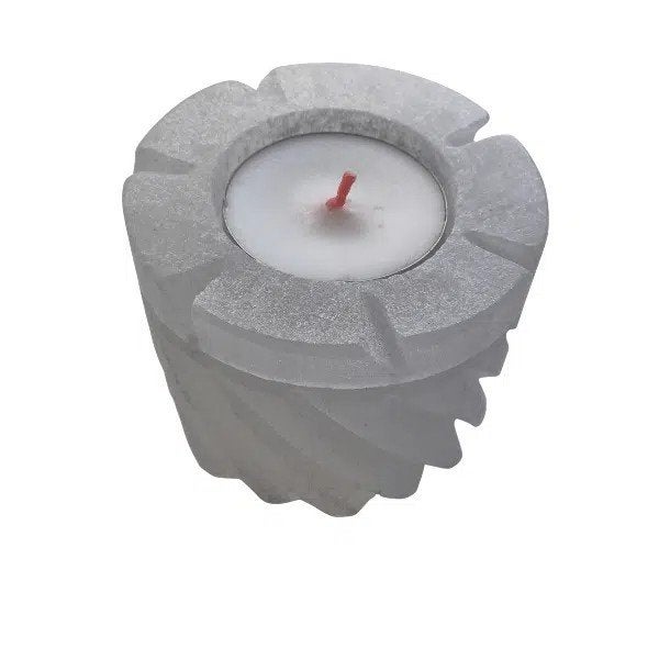 Seleniet lotus waxinelichthouder, Ophalen of Verzenden, Nieuw