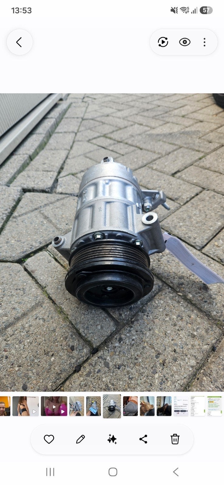 Ford Fiesta 1.0 Ecoboost mk8 Aircopomp moet nu weg!!!, Auto-onderdelen, Ophalen, Gebruikt, Ford