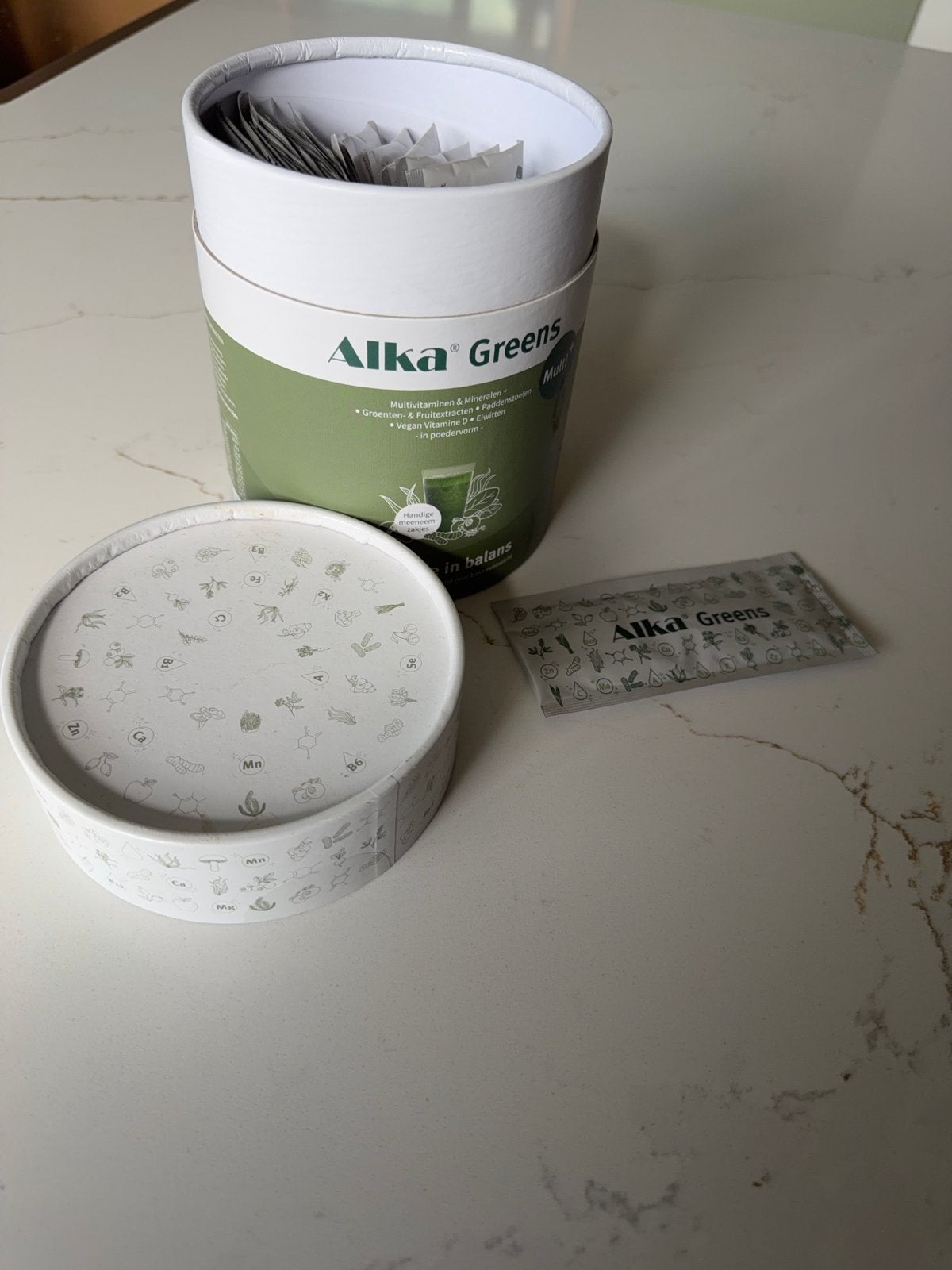 Alka Greens - Zuurbase  in balans - 28 Sachets -, Ophalen, Nieuw, Poeder of Drank