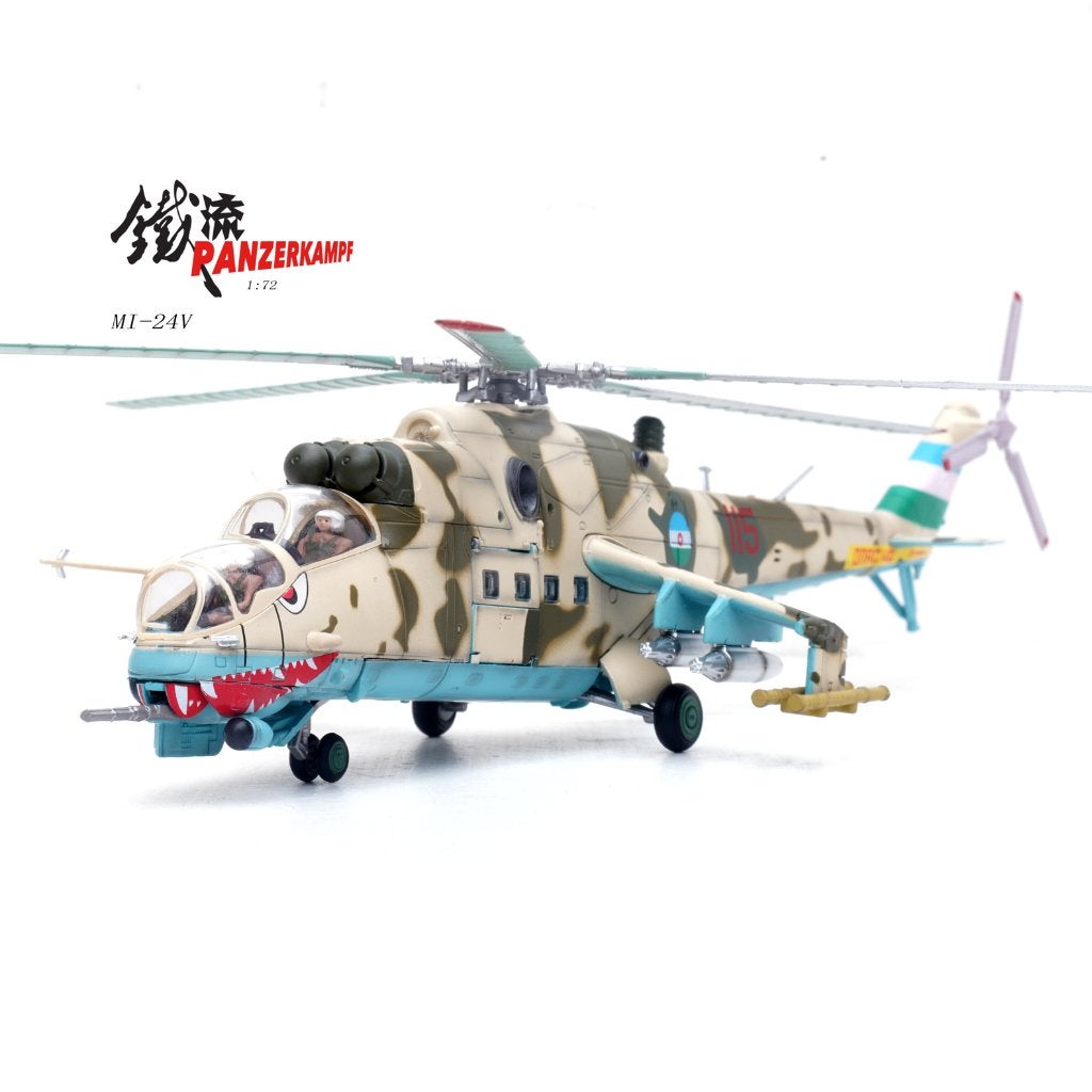 Mi-24V Hind-E 2-ci Eskadrilya Griffins Azerbaijani Air Force, Schaalmodel, Panzerkampf S.A.R.L. Ferrocarril 6 Barcelona panzerkampfmodels@gmail.com