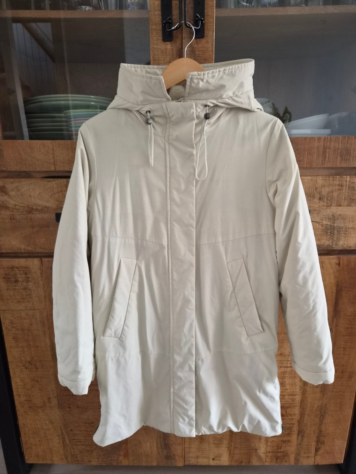 Sissy Boy Parka met uitritsbare voering en capuchon, Beige, Ophalen of Verzenden, Zo goed als nieuw, Sissy Boy