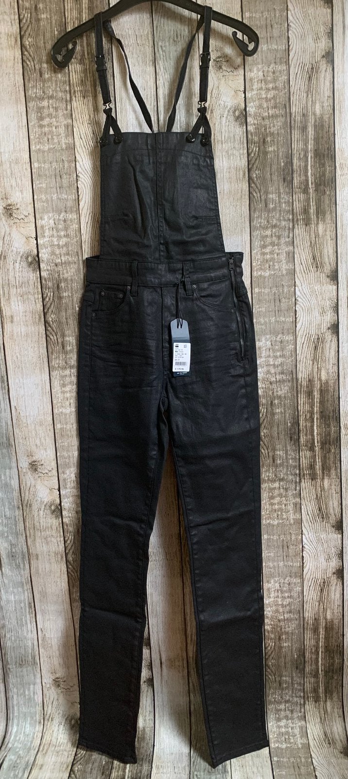 Super gave 3301 skinny jumpsuit van G-Star (Maat 24) NIEUW!!, Verzenden, Nieuw, Maat 34 (XS) of kleiner, Zwart