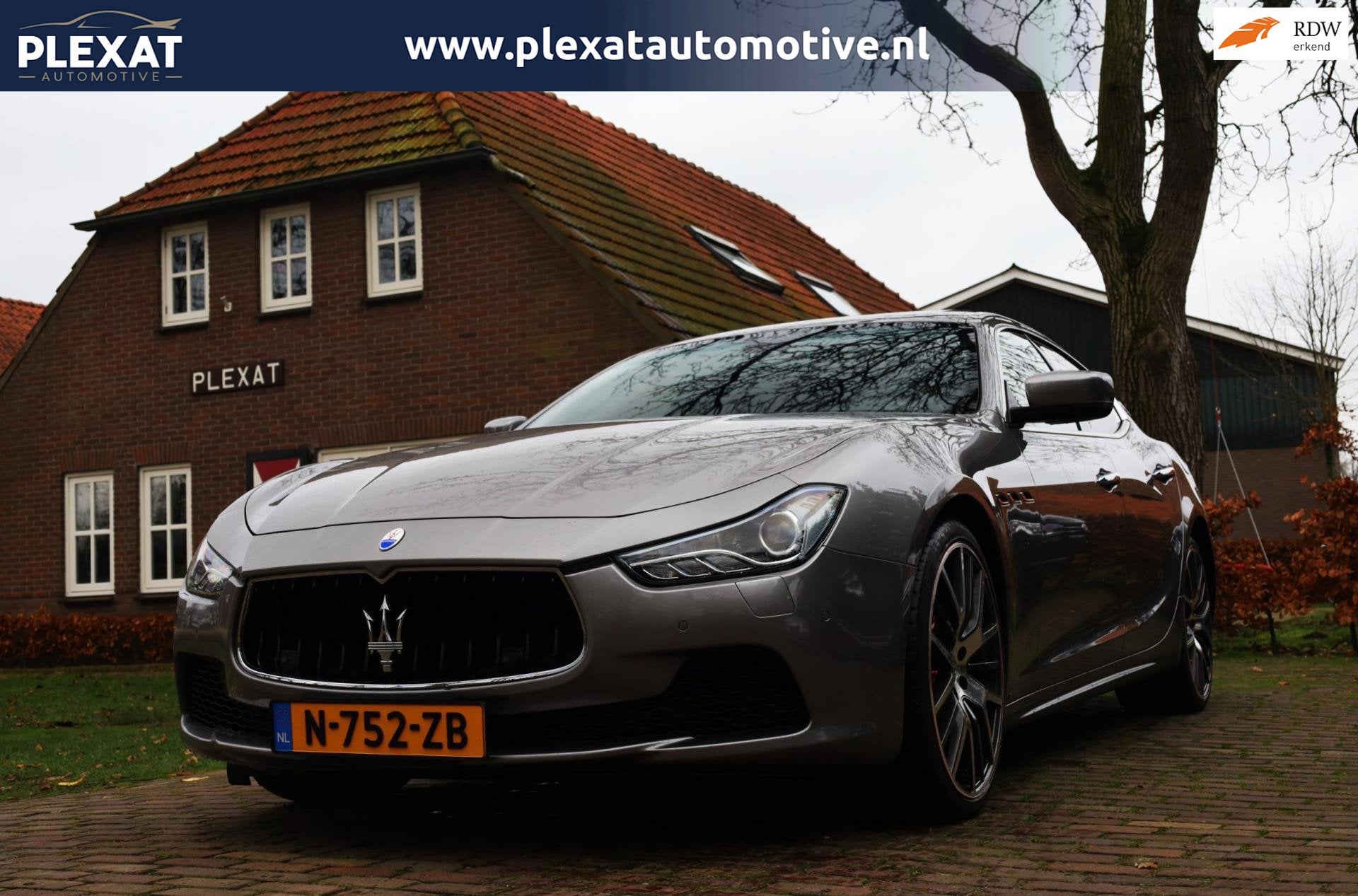 Maserati Ghibli 3.0 BI-TURBO Aut. | Slechts 97.000KM | Panor, Auto's, Maserati, Automaat, Euro 5, Achterwielaandrijving, Gebruikt