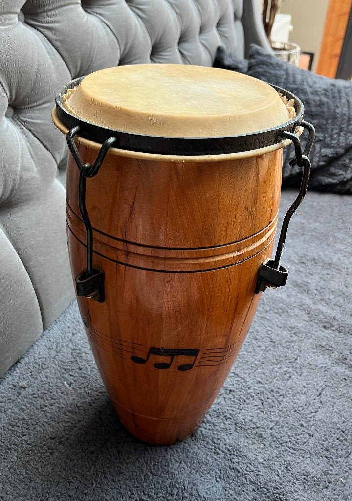 Houten conga / handtrommel – ca. 47 cm hoog, Ophalen of Verzenden, Trommel