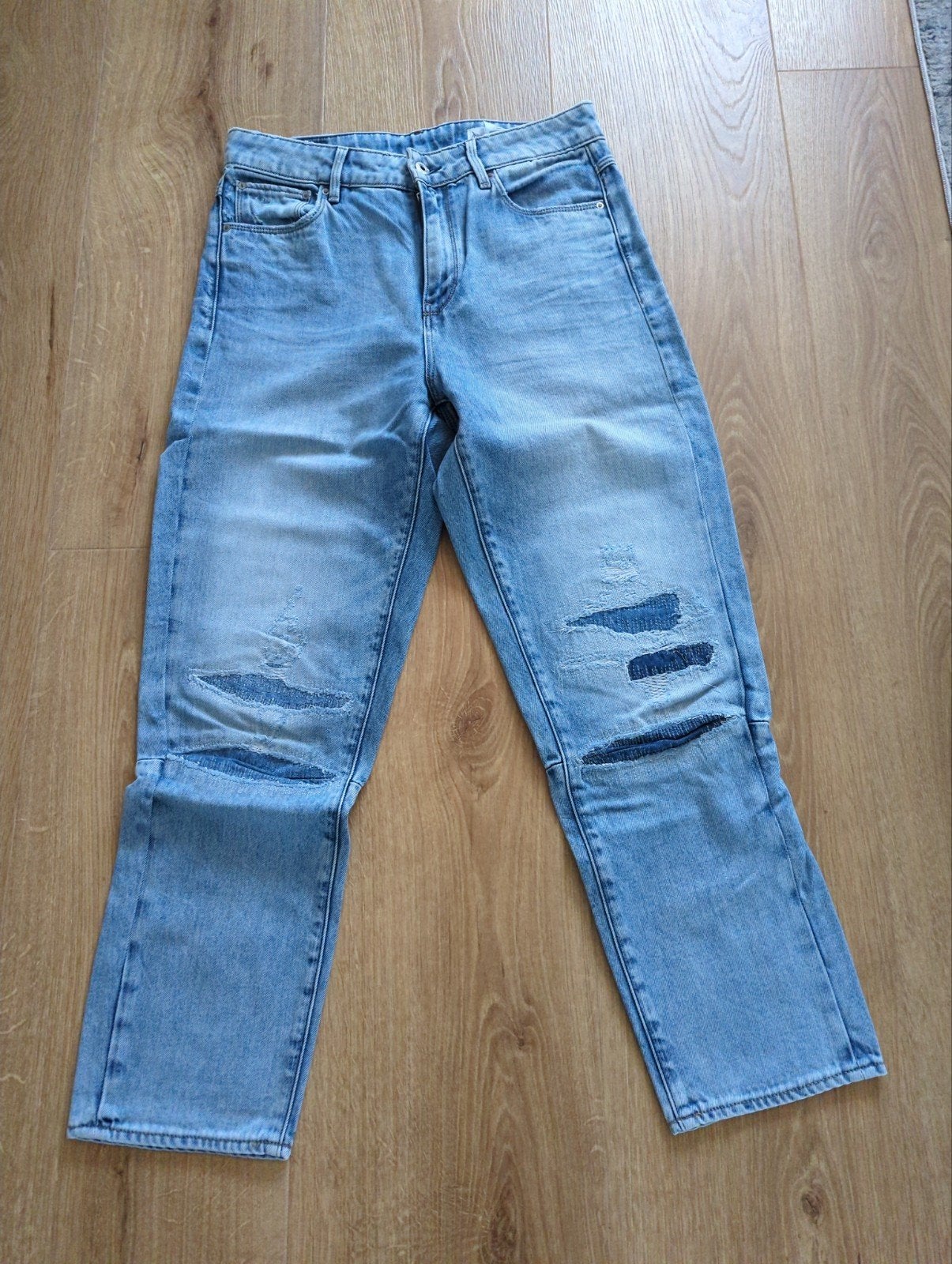 G-star 3301 Ultra High straight 7/8 29-34, Ophalen of Verzenden, Zo goed als nieuw, Blauw, W28 - W29 (confectie 36)