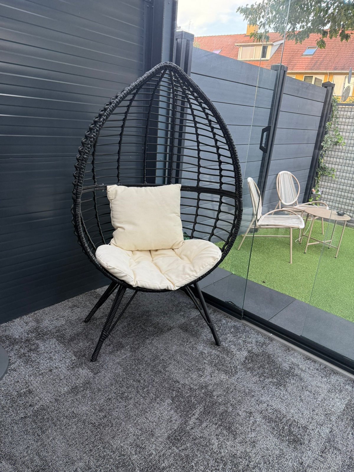 Loungestoel Relaxstoel, Tuin en Terras, Ophalen of Verzenden, Zo goed als nieuw, Wicker