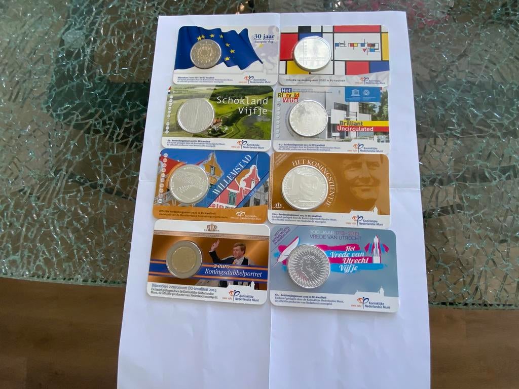 DIVERSE COINCARDS BU., Ophalen of Verzenden, Overige landen, 2 euro