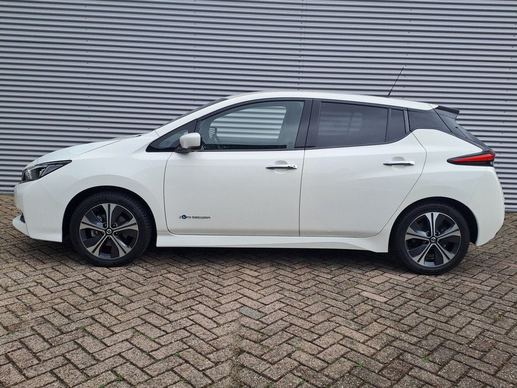 Nissan Leaf Tekna 40 kWh | Apple Carplay/Android Auto | BOSE, Auto's, Nissan, 12 maanden, Gebruikt, Wit, Origineel Nederlands
