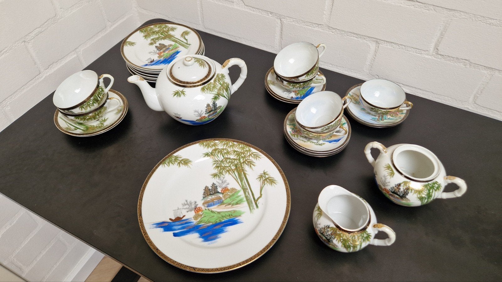 Prachtig Vintage Japans Theeservies - Sone China Jaren 50/60, Ophalen