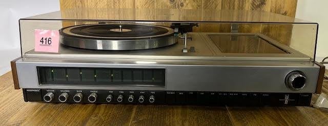 Vintage platenspeler met geïntegreerde receiver -jaren 70/80, Ophalen of Verzenden, Gebruikt, Overige merken