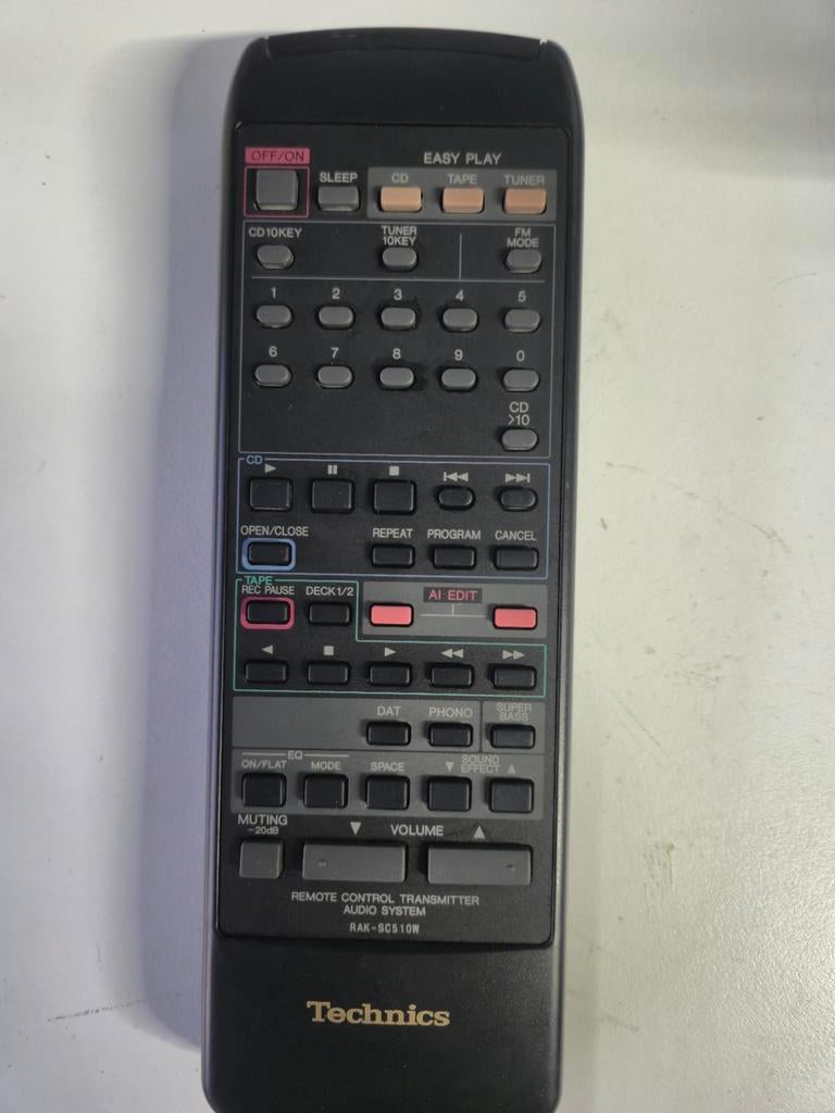 Technics RAK-SC510W afstandsbediening SC-CH7, Audio, Tv en Foto, Afstandsbedieningen, Ophalen of Verzenden, Gebruikt, Origineel