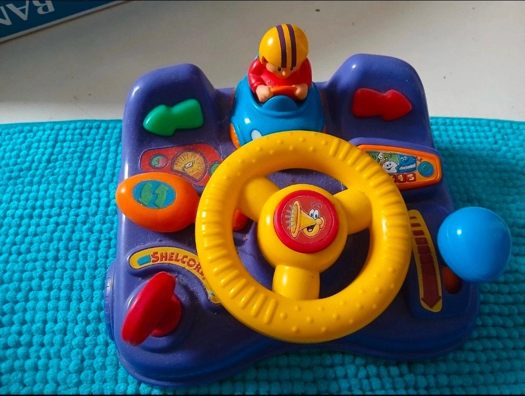 Interactief speelgoed stuur met geluid voor baby's, Kinderen en Baby's, Ophalen of Verzenden, Zo goed als nieuw, Overige typen