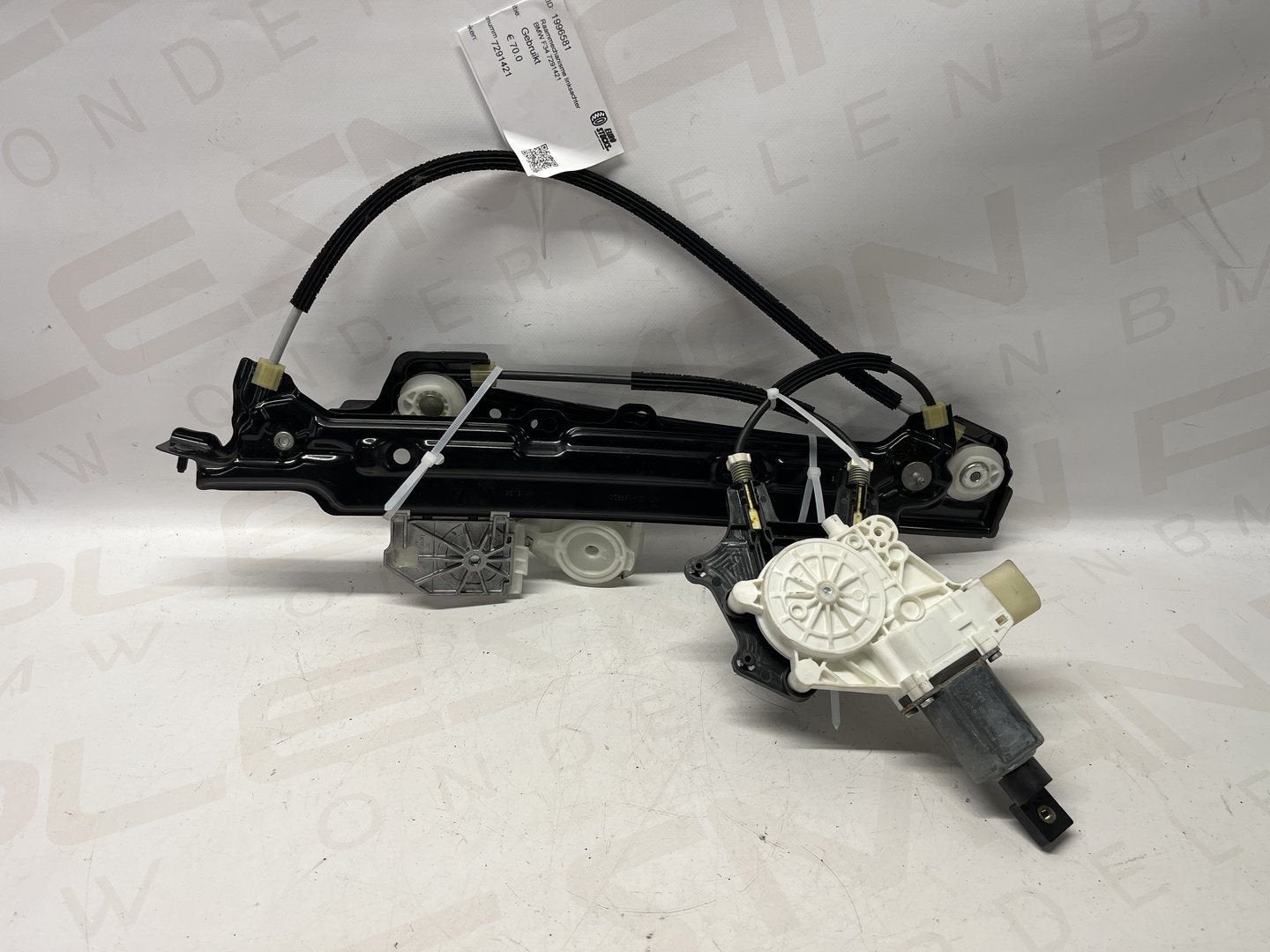 Raammechanisme linksachter BMW F34 7291421, Gebruikt, -, -, Ophalen of Verzenden