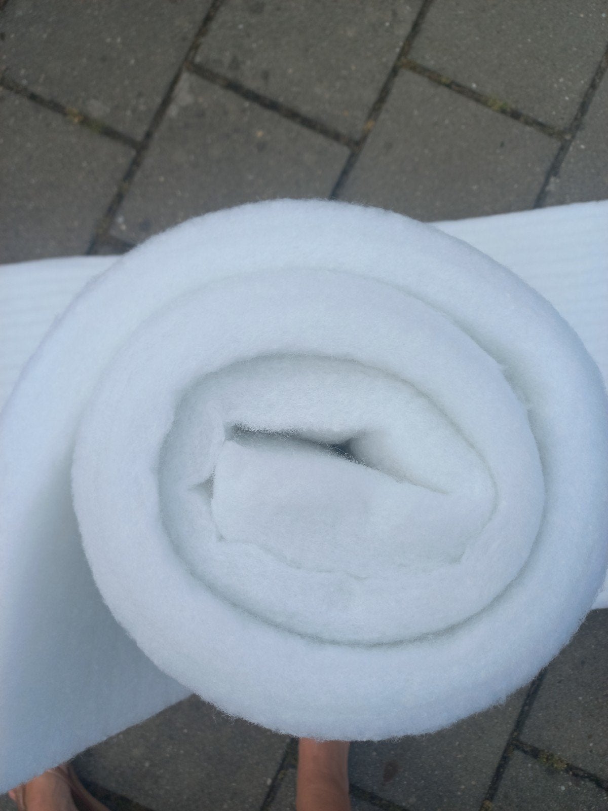 2x Polyester Platen Fiberfill - Vulling voor Kussens/Hobby, Ophalen, Wit, Zo goed als nieuw, 30 tot 120 cm