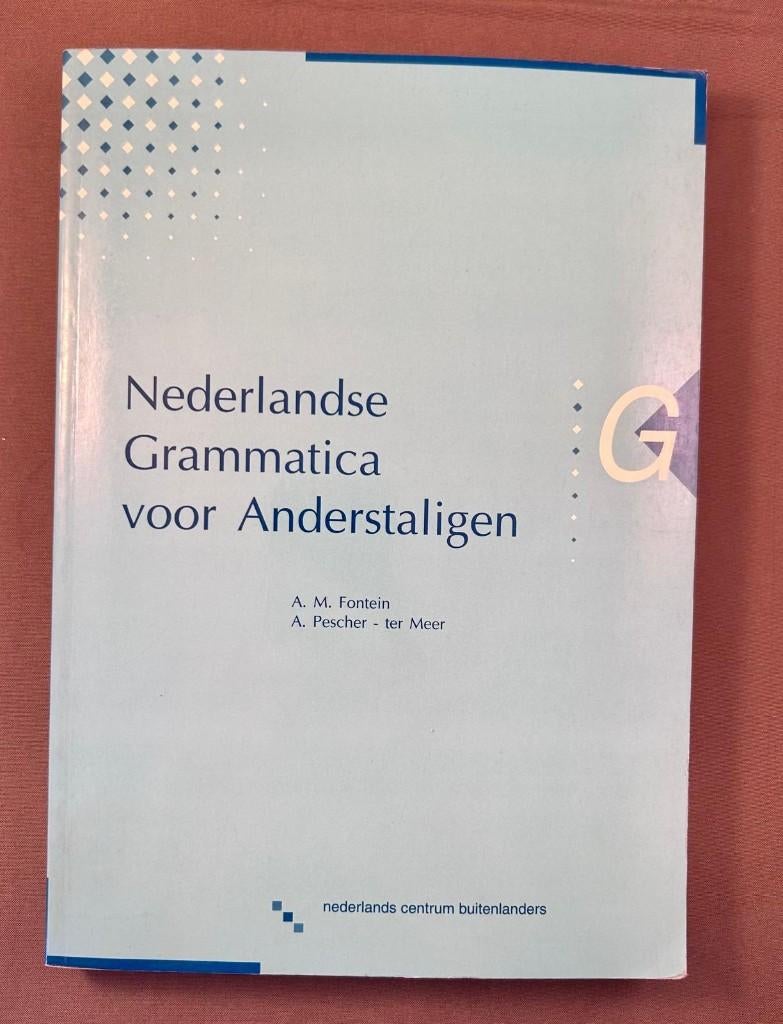 Boek  “Nederlandse Grammatica voor Anderstaligen”, Gelezen, Niet van toepassing, Ophalen of Verzenden, Alpha