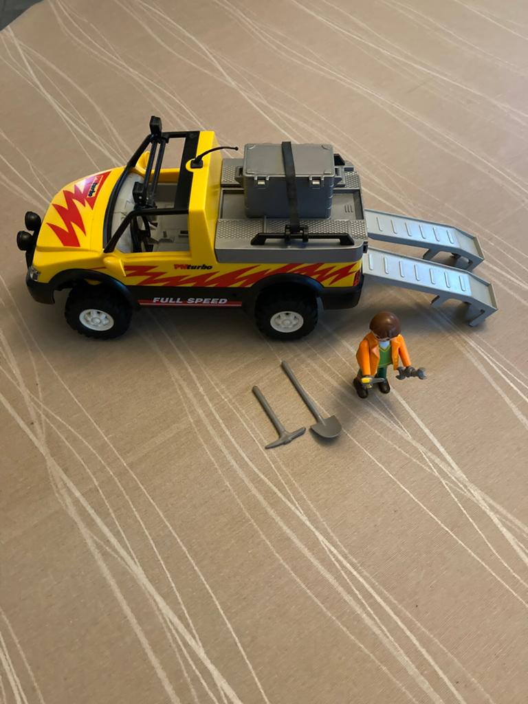 Playmobil mooie service wagen, Ophalen of Verzenden, Zo goed als nieuw