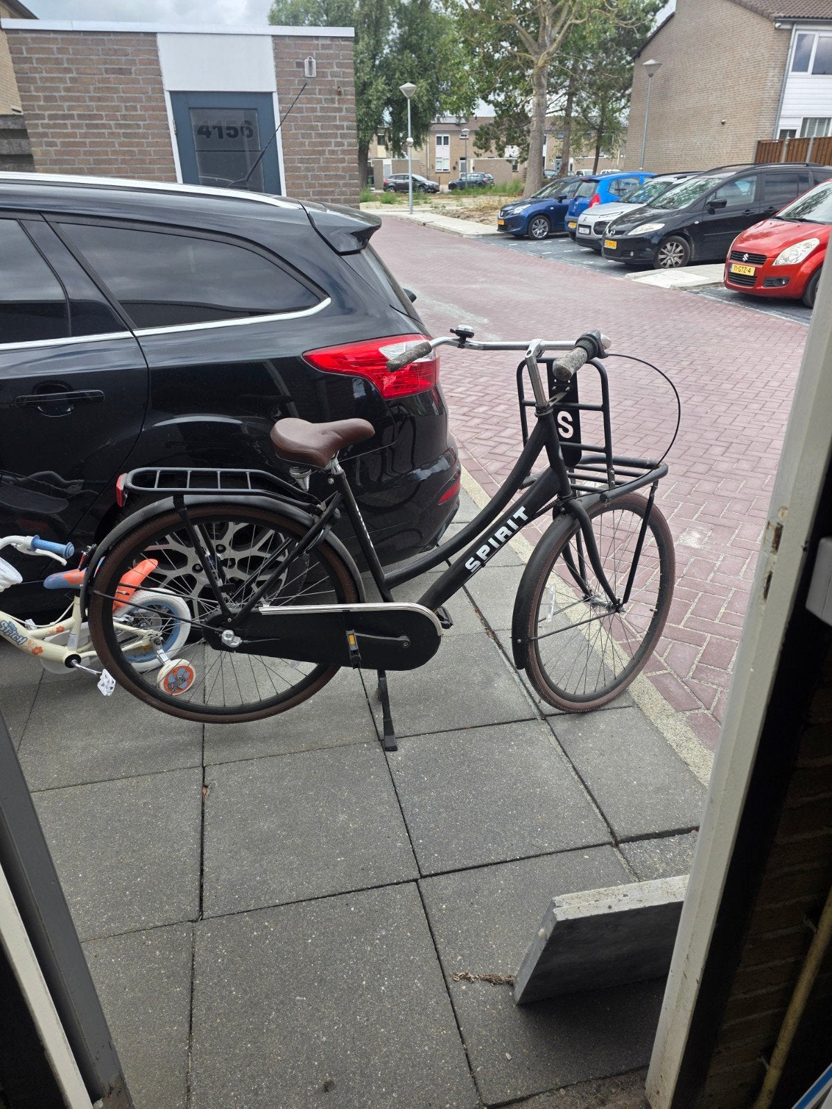 Spirit transportfiets met voordrager - Zwart, Fietsen en Brommers, Terugtraprem, Versnellingen, Ophalen, Overige merken