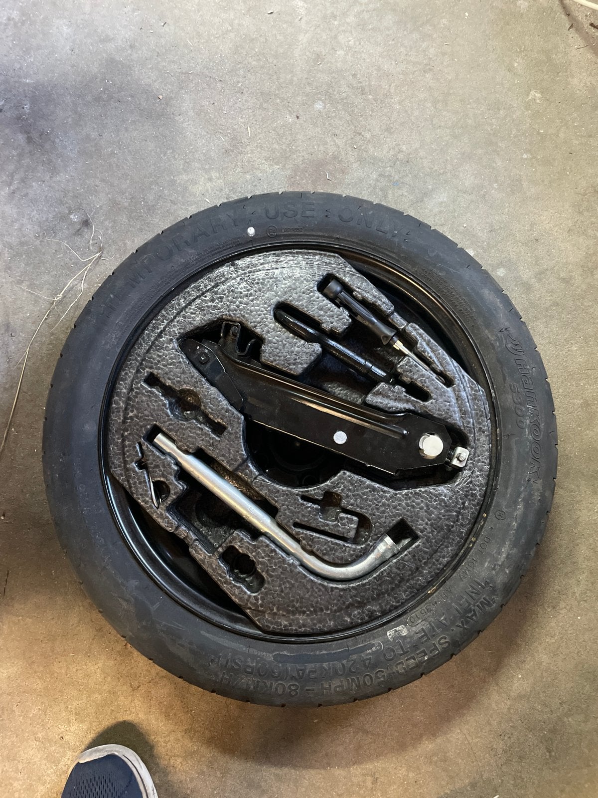 Nieuw reservewiel/thuiskomer met krikset - 17 inch, Ophalen, Nieuw