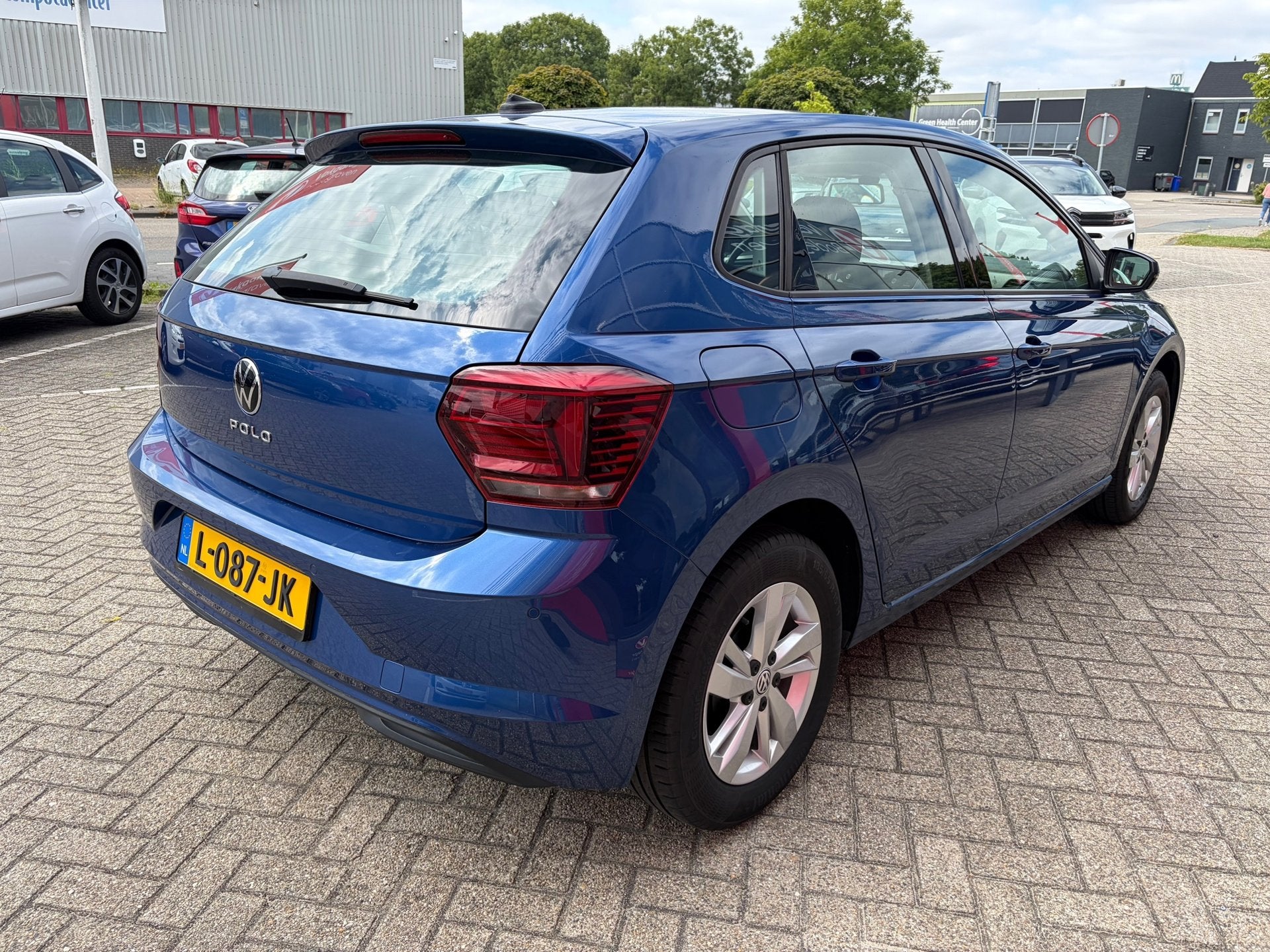 Volkswagen Polo 1.0 TSI Comfortline Business / carplay, Auto's, Voorwielaandrijving, Gebruikt, Blauw, Origineel Nederlands