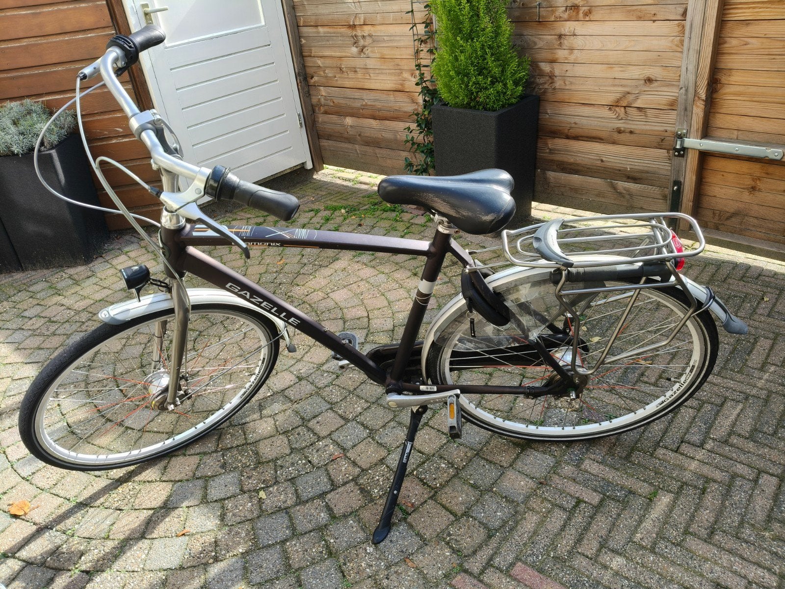 Gazelle Chamonix pure, Fietsen en Brommers, Ophalen, Versnellingen, Zo goed als nieuw, 57 tot 61 cm