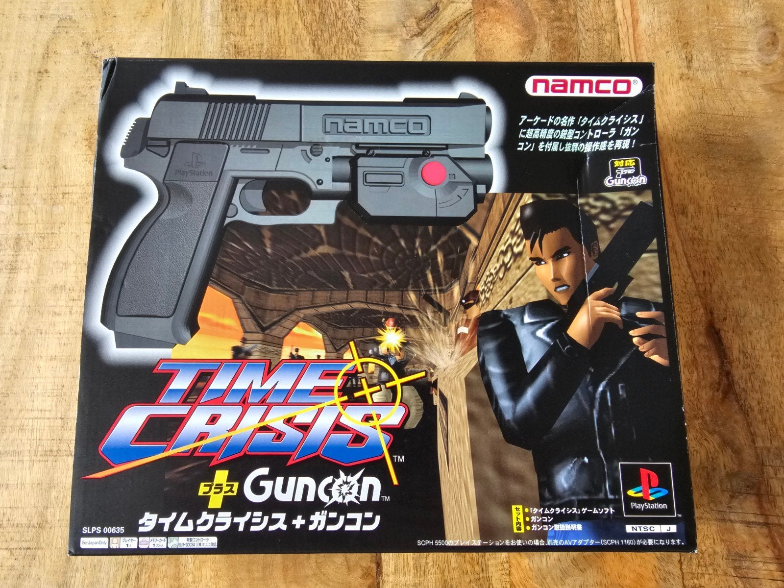 Time Crisis + GunCon - PlayStation 1 (PS1) - Japanse Import, Shooter, 1 speler, Ophalen of Verzenden, Zo goed als nieuw