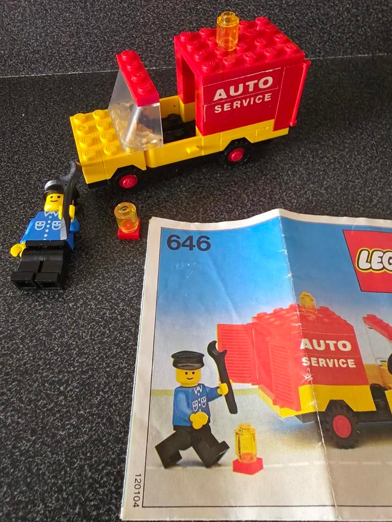 Lego 646 auto service, Overige thema's, Lego, Ophalen of Verzenden, Zo goed als nieuw