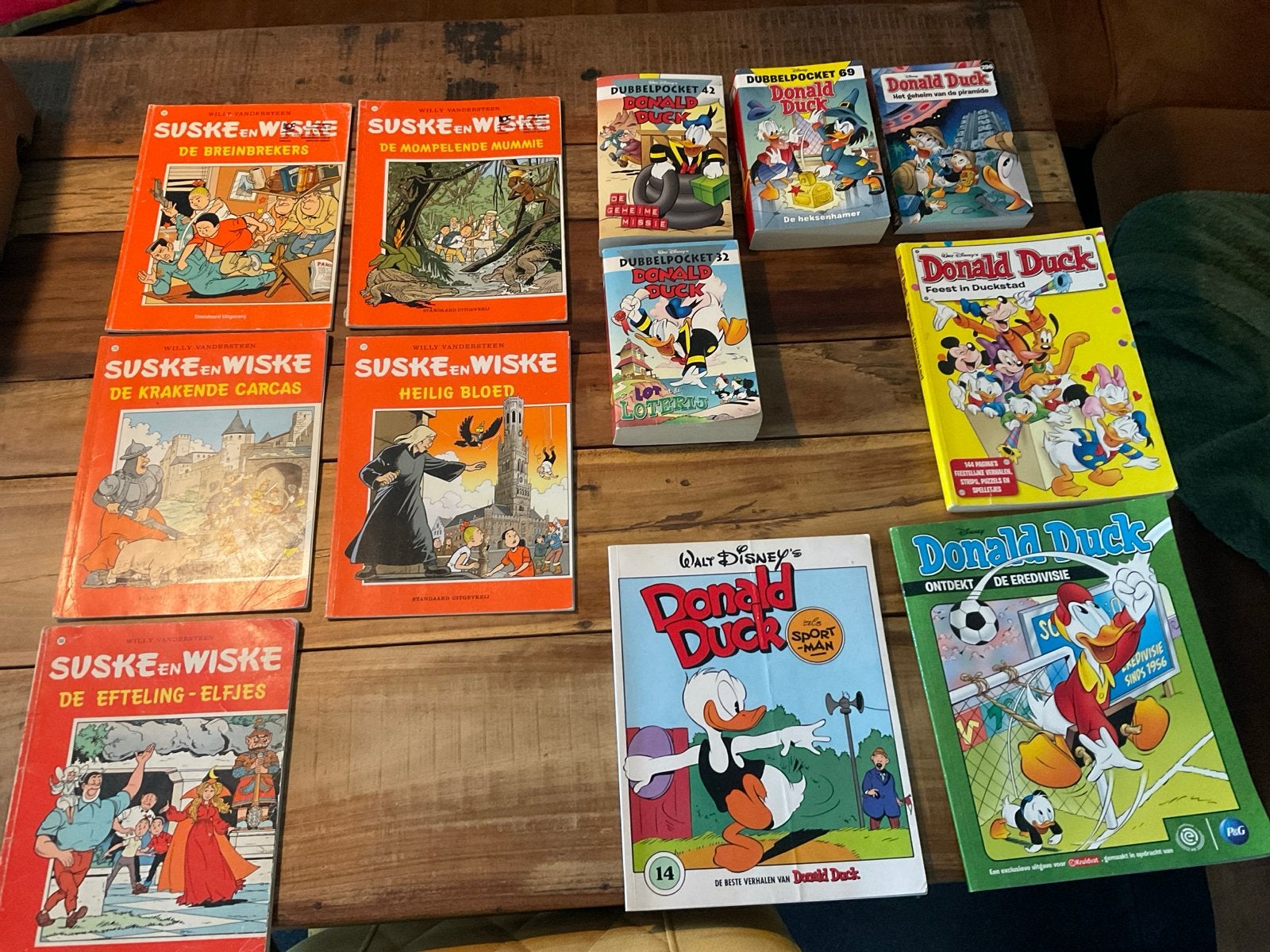 Suske en Wiske & Donald Duck stripboeken collectie, Boeken, Stripboeken, Meerdere stripboeken, Ophalen, Gelezen