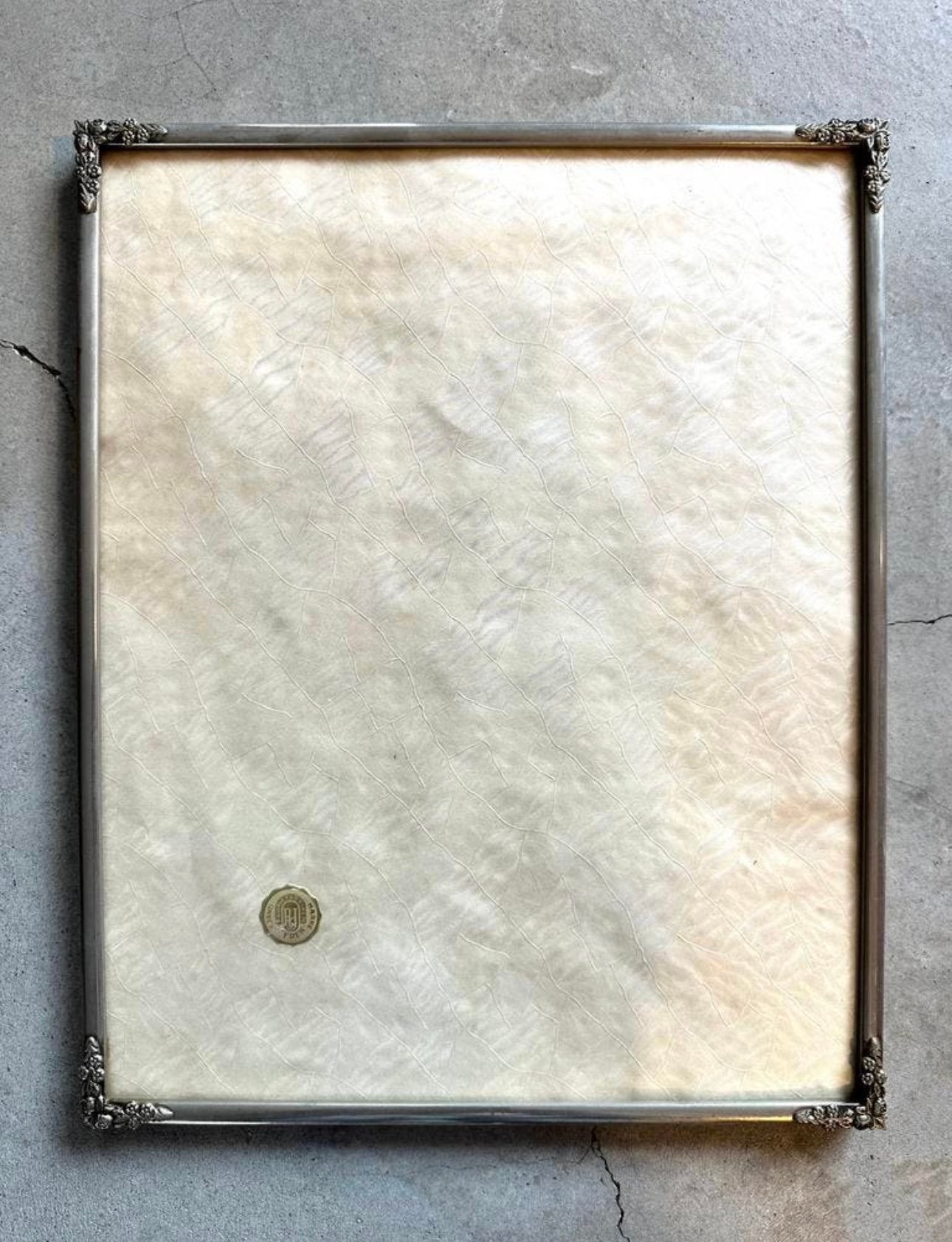 Jyden Fotolijst Antiek Bol Glas XL 30.5 x 24.5, Antiek en Kunst, Ophalen of Verzenden