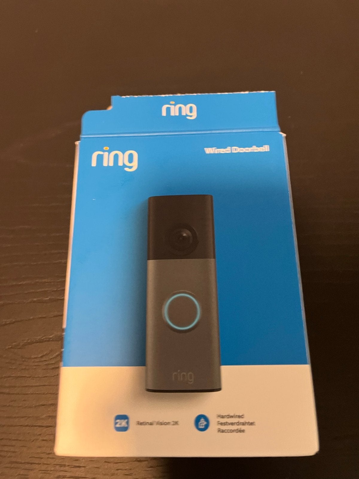 Ring Wired Doorbell 2k - Nieuw in doos, Ophalen of Verzenden, Nieuw, Buitencamera