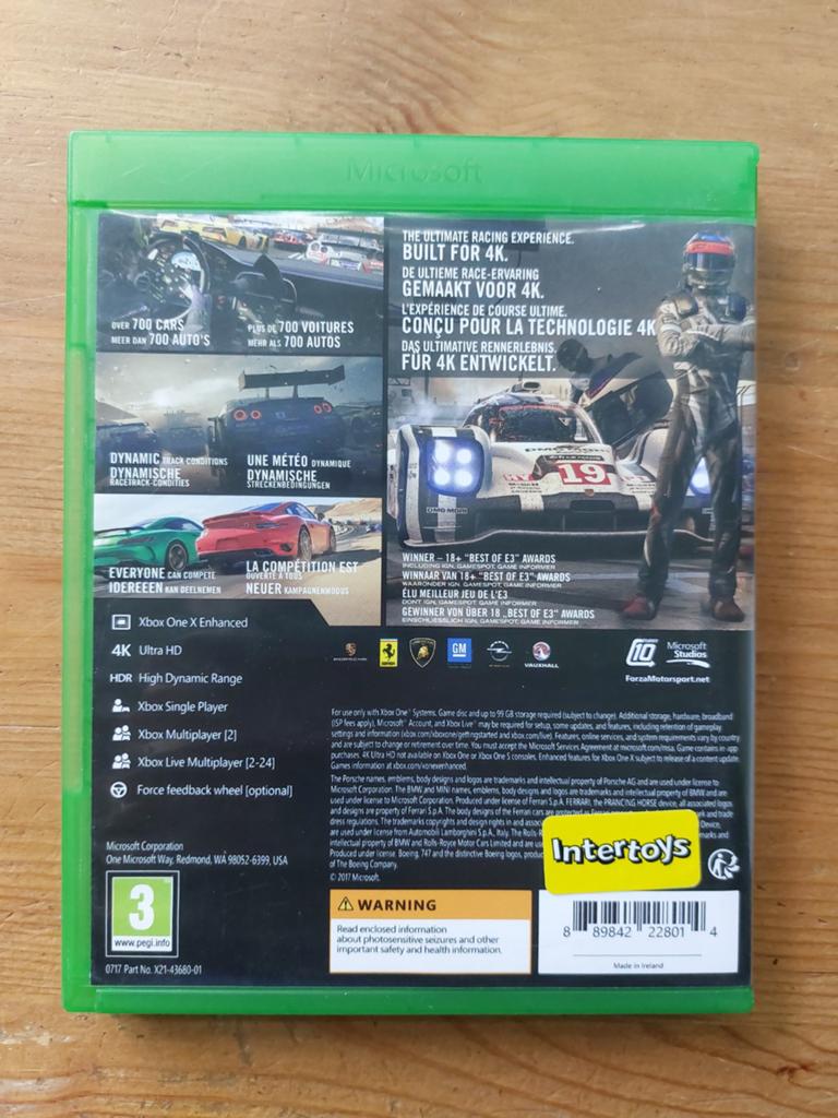 Xbox one spel forza 7 motorsport, Spelcomputers en Games, Games | Xbox One, 1 speler, Ophalen of Verzenden, Racen en Vliegen, Vanaf 3 jaar