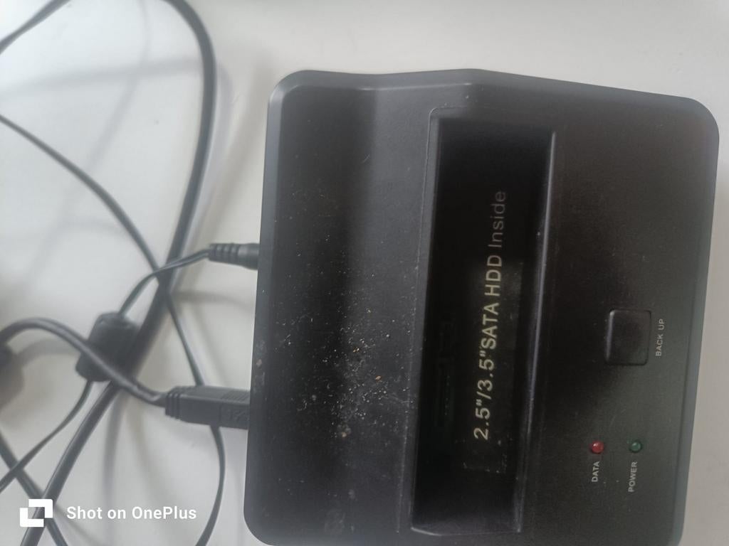 Universele HDD Docking Station 2.5"/3.5" SATA USB, Ophalen, Gebruikt, Onbekend, Server