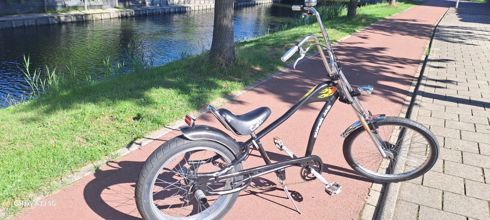 tk lowrider kleurzwart merk super jab, 55 tot 59 cm, Ophalen, Zo goed als nieuw, Aluminium