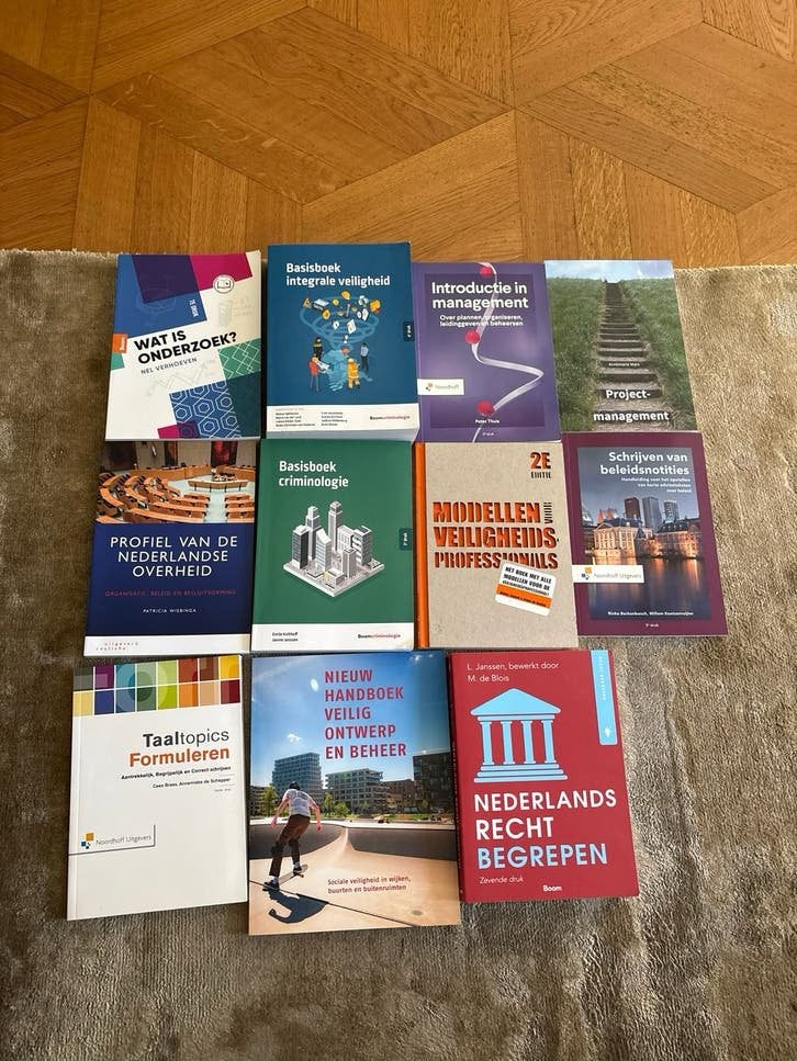Studieboeken integrale veiligheidskunde, Ophalen, Gamma, Gelezen, HBO