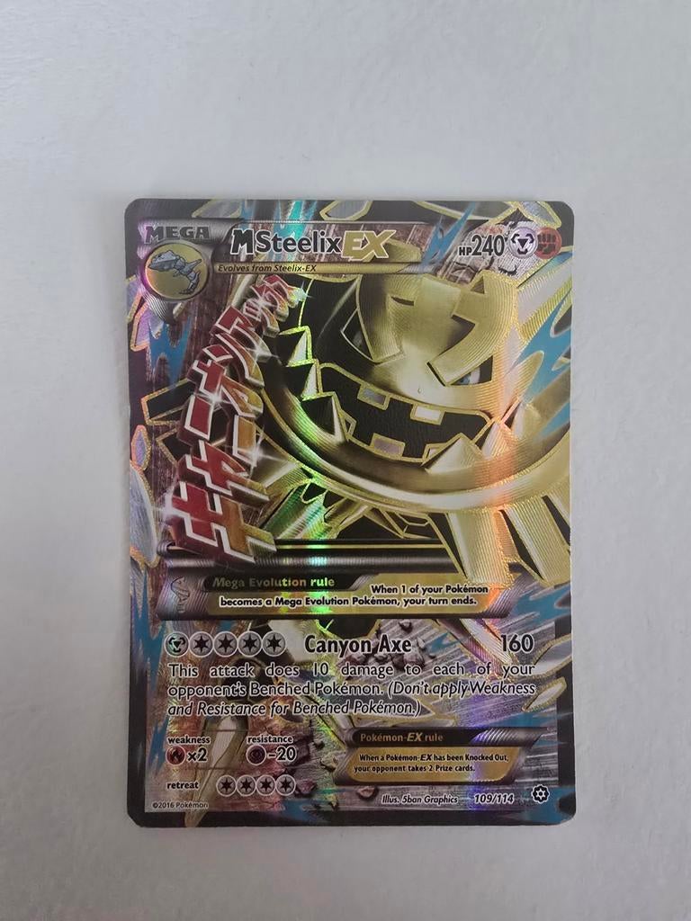 M Steelix EX Full Art 109/114 Pokemon XY Steam Siege Holo, Ophalen