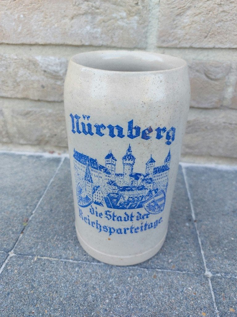 Duitse WO2 Bierpul Nürnberg "Stadt der Reichsparteitage", Ophalen of Verzenden, Landmacht, Duitsland, Overige typen