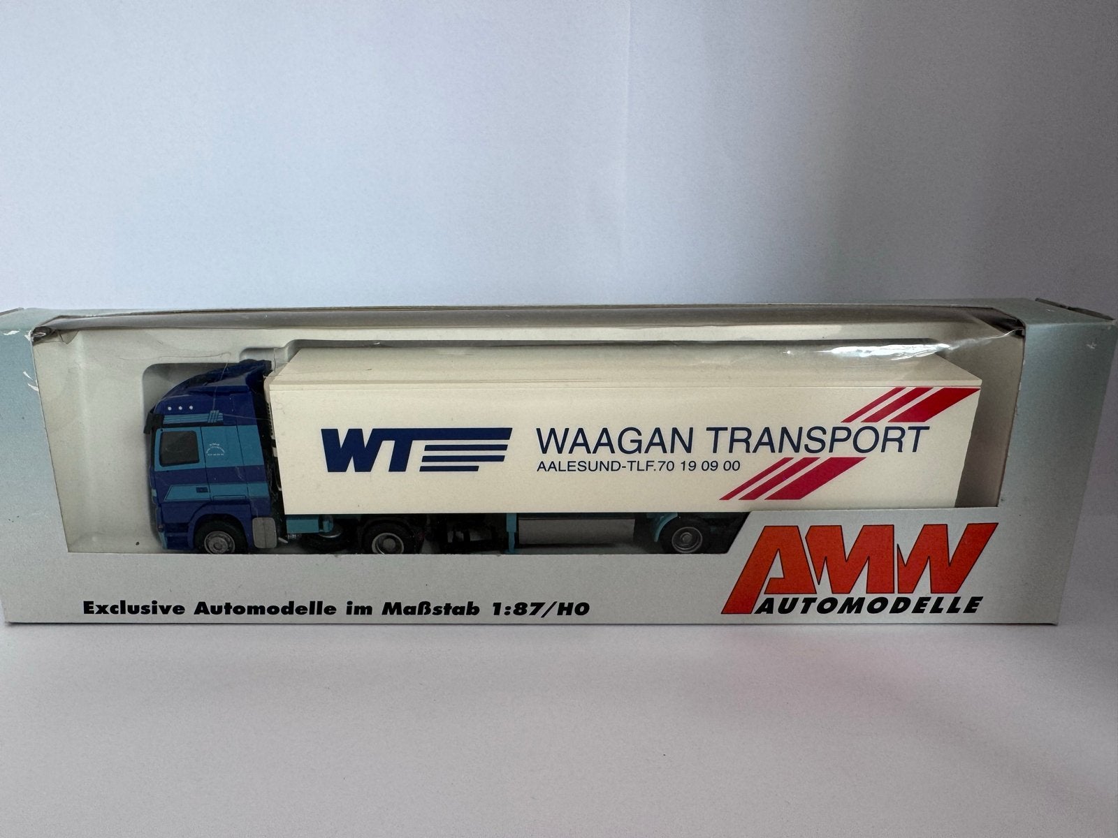 AMW Automodelle Waagan Transport vrachtwagen model, Ophalen of Verzenden, Nieuw, Bus of Vrachtwagen