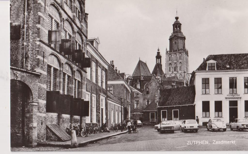 Zutphen, Zaadmarkt met auto's , Opel Kadett B, Ophalen of Verzenden, 1960 tot 1980, Ongelopen, Gelderland