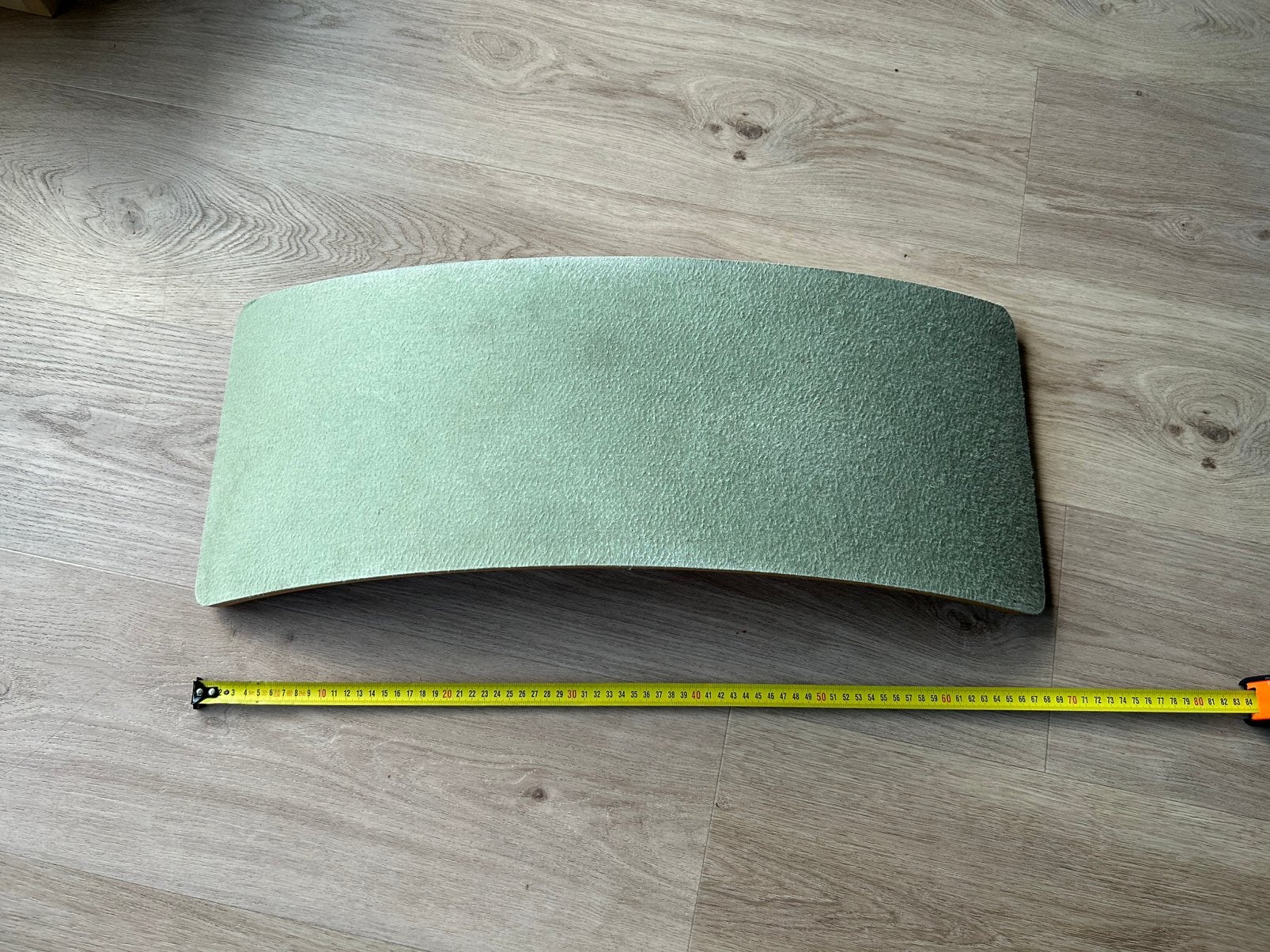 Wobbel starter blank gelakt met mintgroen vilt, Kinderen en Baby's, Speelgoed | Hobbelfiguren, Ophalen, Gebruikt