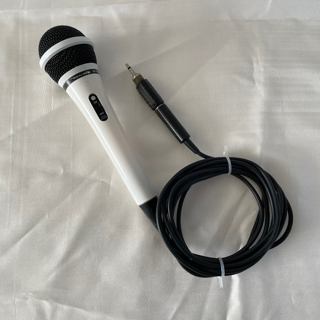 Vintage Realistic 33-9032 microfoon – RadioShack microfoon, Ophalen of Verzenden, Gebruikt, Zangmicrofoon