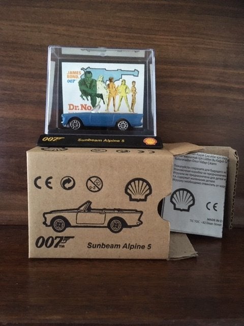 James Bond 007 Sunbeam Alpine 5 Dr. No Shell modelauto, Ophalen of Verzenden, Zo goed als nieuw, Auto