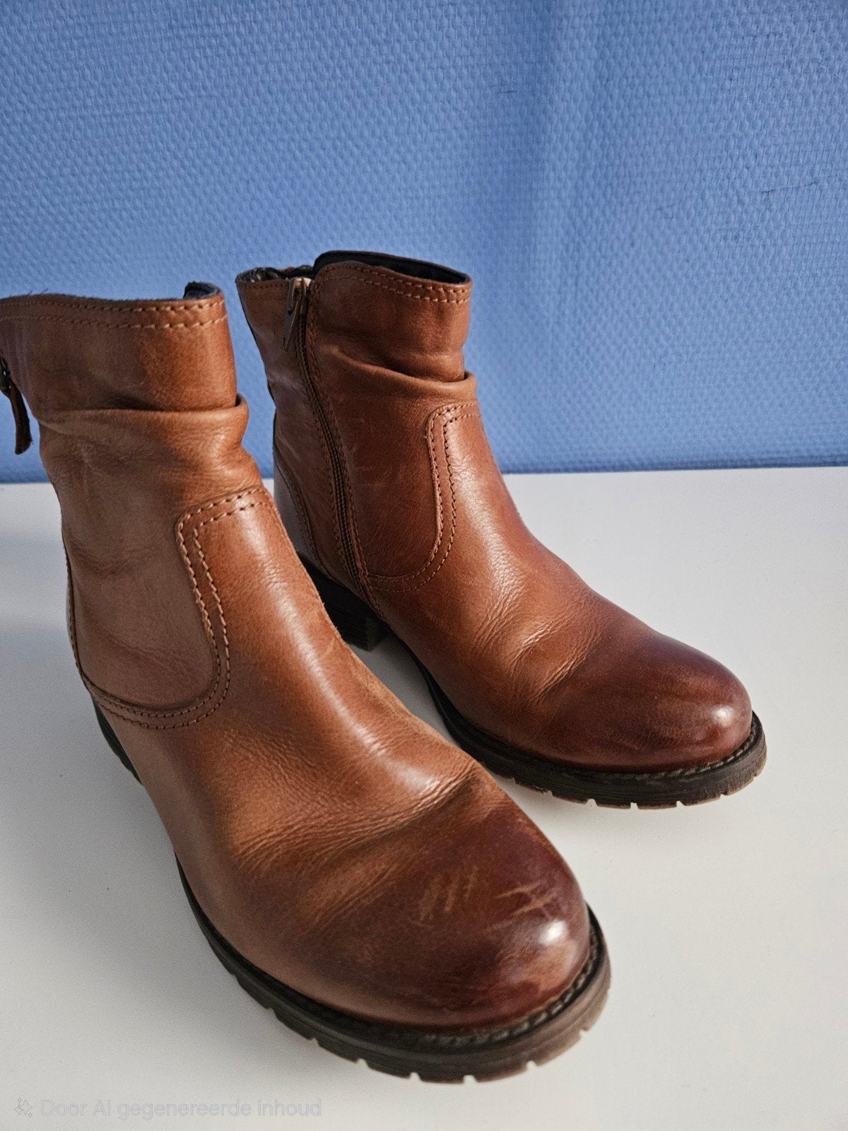 dames laarsjes Hush puppies, Ophalen, Bruin, Lage of Enkellaarzen, Zo goed als nieuw