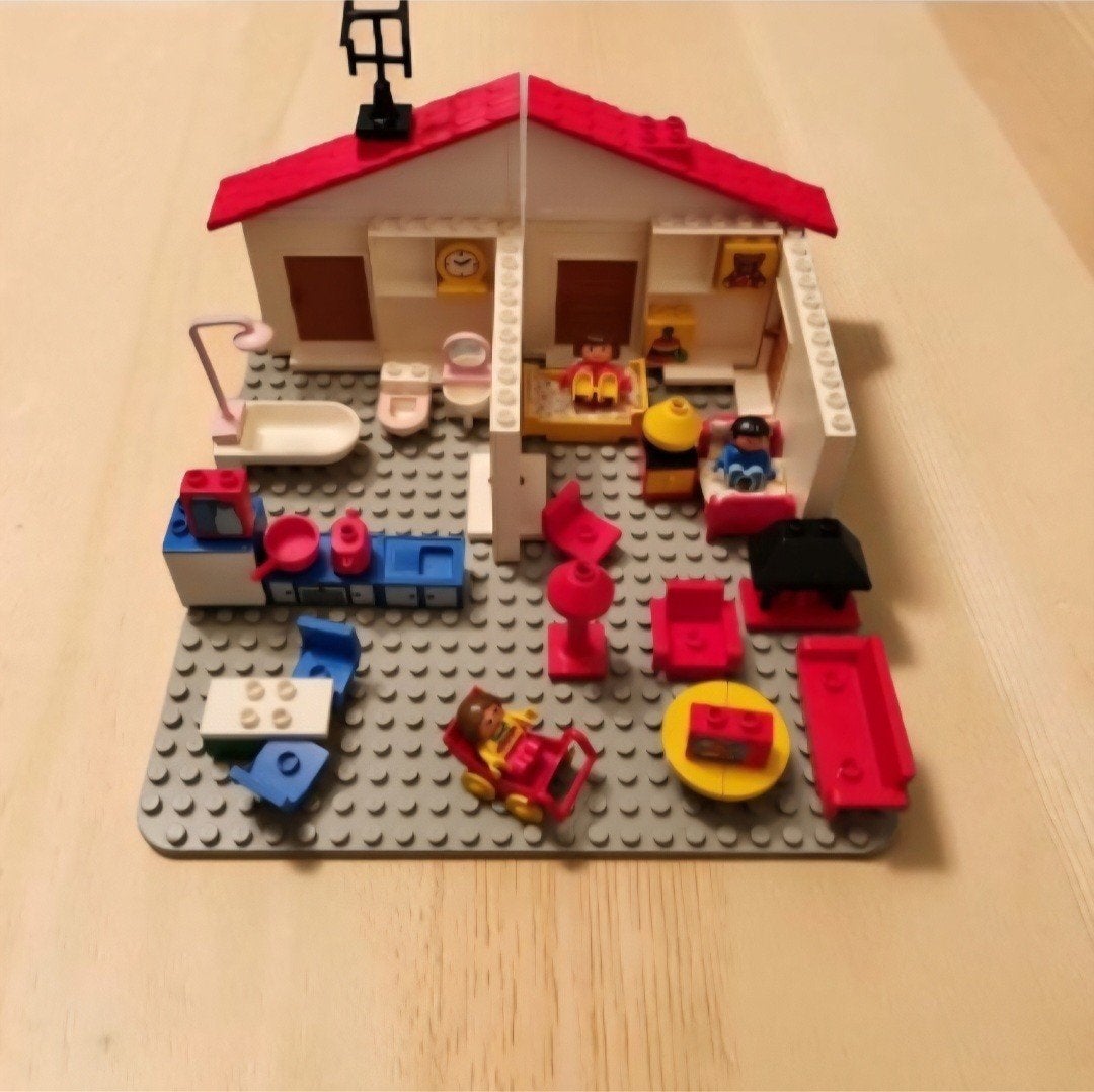 Lego duplo poppenhuis huis met bouwplaat, Ophalen of Verzenden, Duplo