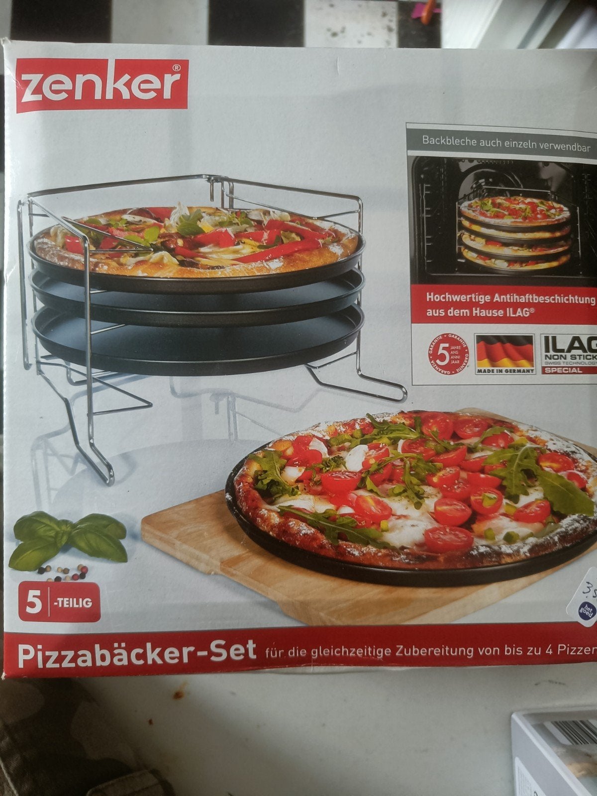 pizza bakzet nieuw, Ophalen, Nieuw, Overige materialen
