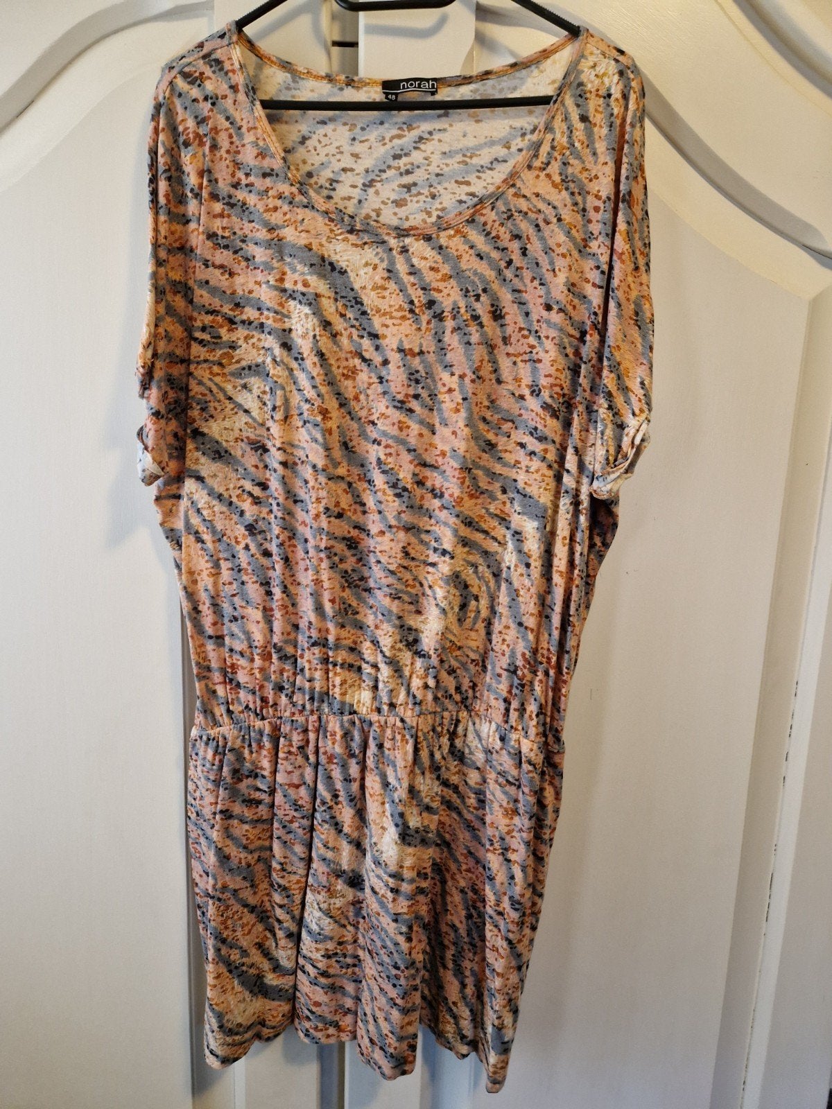 Zomerjurk van Norah, Kleding | Dames, Bruin, Maat 46/48 (XL) of groter, Ophalen of Verzenden, Zo goed als nieuw