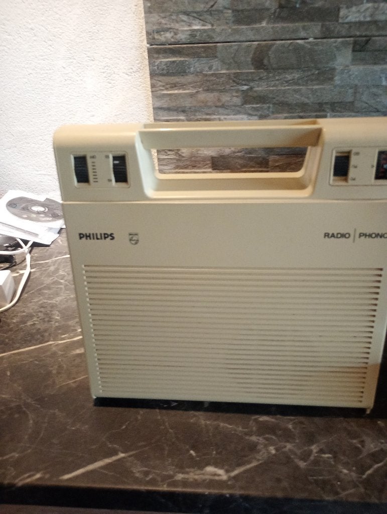 Vintage platenspeler, Ophalen of Verzenden, Gebruikt, Platenspeler, Philips
